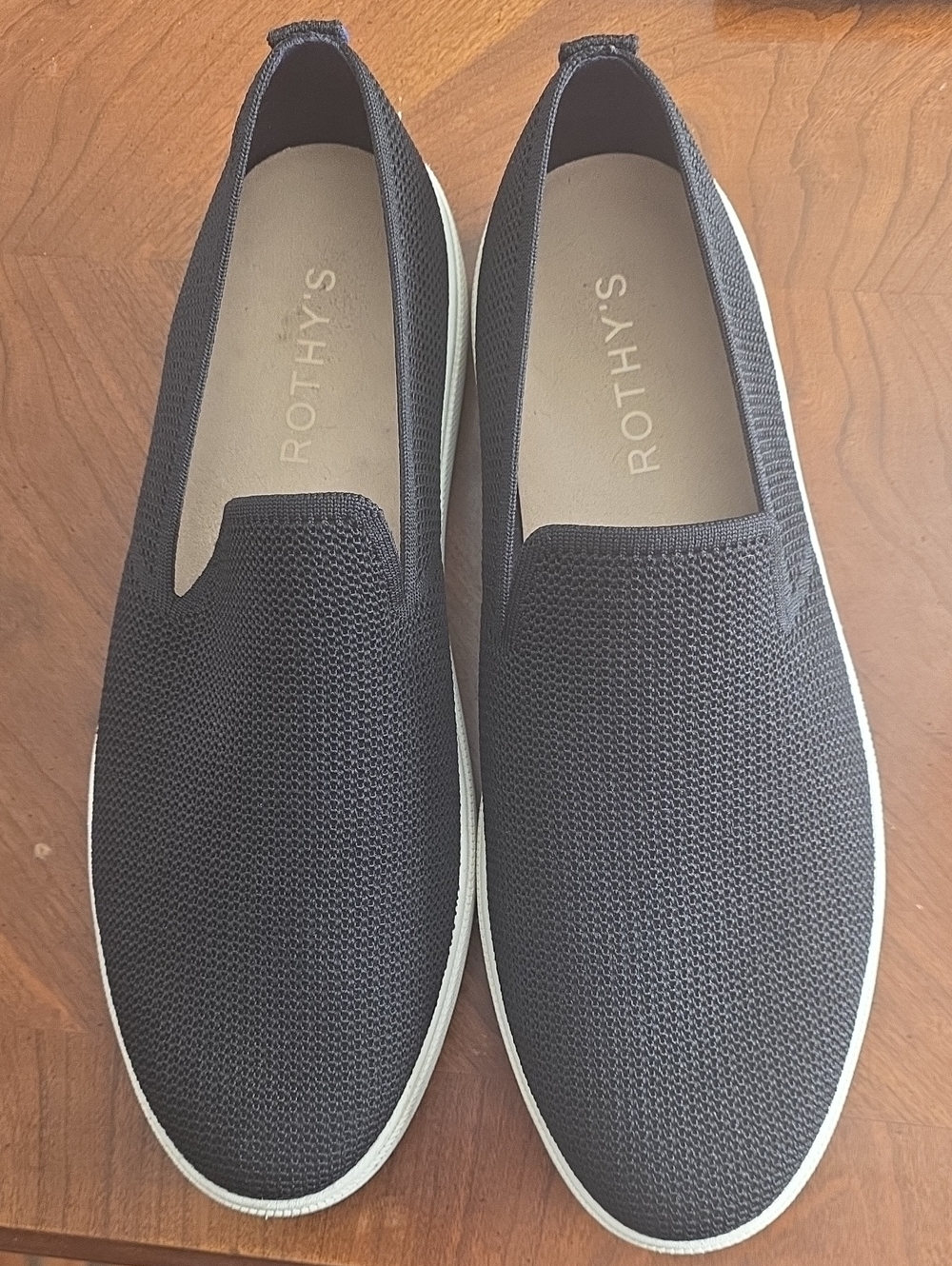 Rothy's Slip-On Sneaker — Black Size 12 NWOT Perfect Summer Shoe